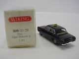 HO 800 03 28 Opel Rekord A Taxi Schwarz