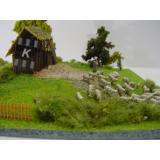 Diorama "Schafe auf der Weide"