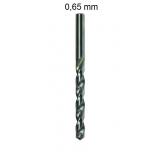5x Spiralbohrer HSS 0,65 mm DIN 338