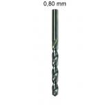 5x Spiralbohrer HSS 0,80 mm DIN 338