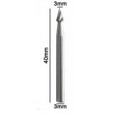 Spitzfräser HSS 3 mm